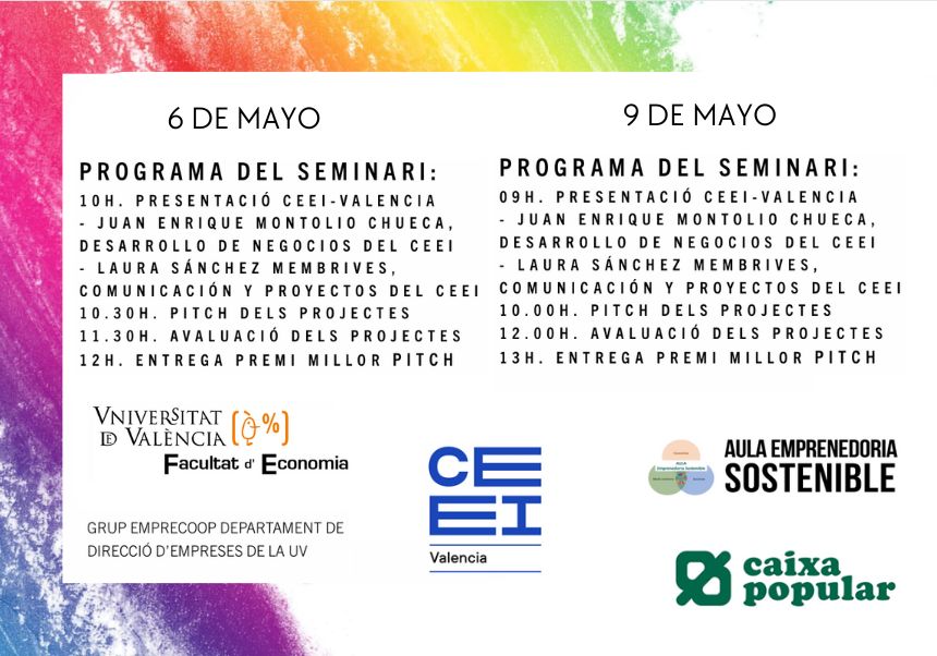 Cartel del Seminari sobre Emprenedoria Sostenible